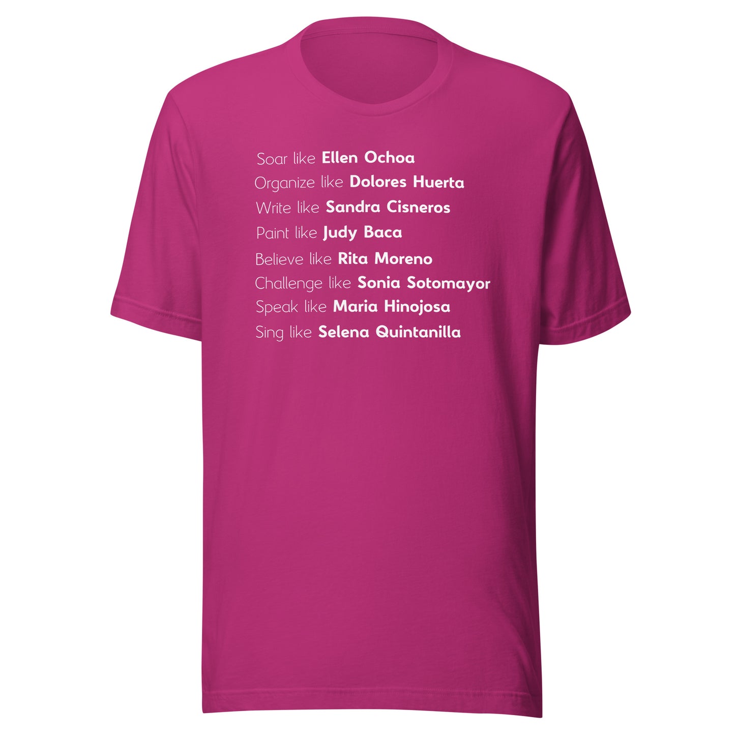 List of Latinas - Unisex t-shirt