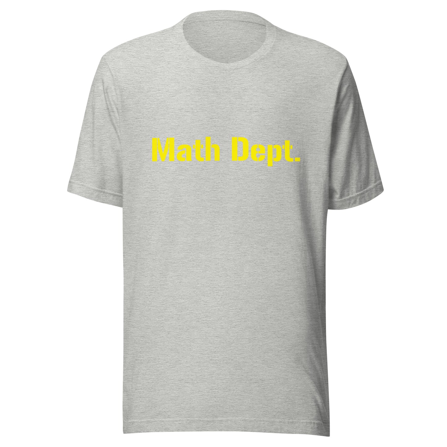 Math - Unisex t-shirt - yellow