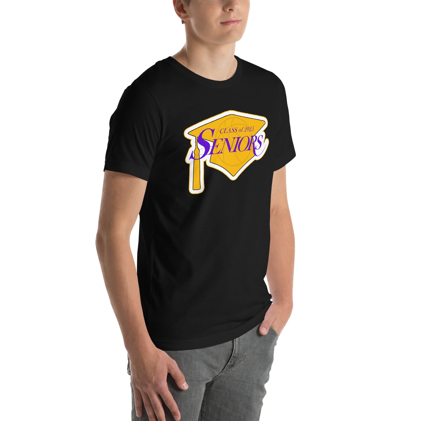 2025 Seniors - basketball style - Unisex t-shirt