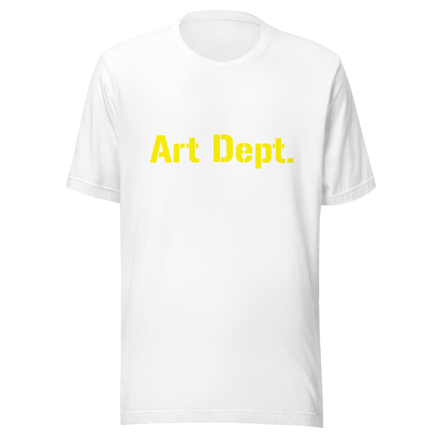 Art Dept. - Unisex t-shirt - yellow