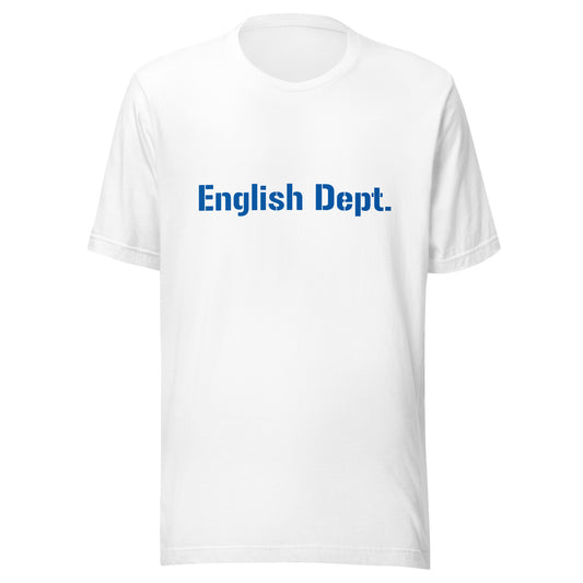 English Dept. - Unisex t-shirt - blue