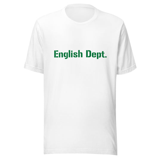 English Dept. - Unisex t-shirt - green