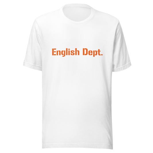 English Dept. - Unisex t-shirt - orange