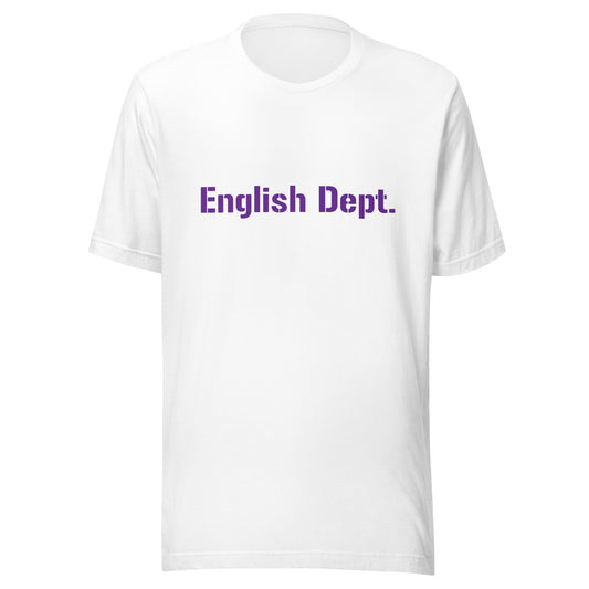 English Dept. - Unisex t-shirt - purple