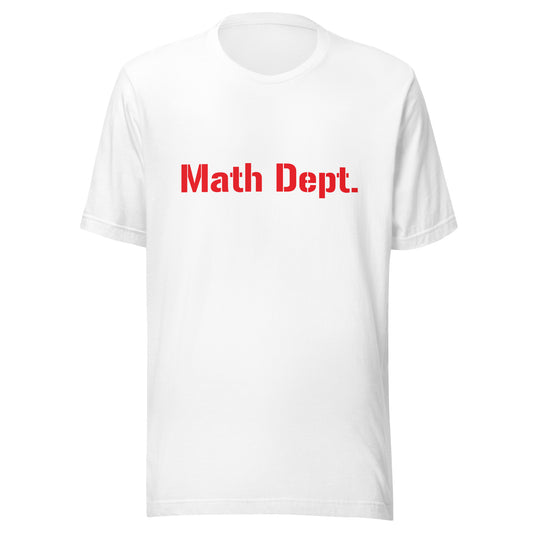 Math - Unisex t-shirt - red