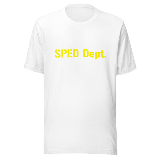 SPED - Unisex t-shirt - yellow