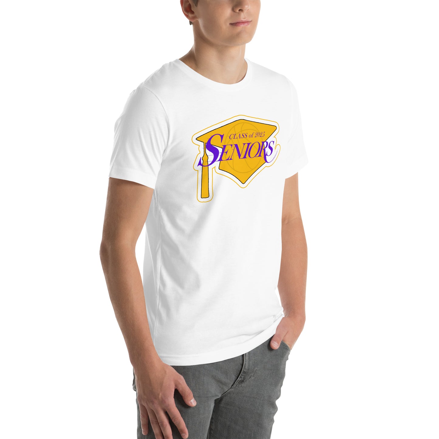 2025 Seniors - basketball style - Unisex t-shirt